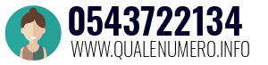 Numero di telefono 0543722134 0543722134
