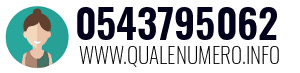 Numero di telefono 0543795062 0543795062
