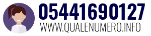 Numero di telefono 05441690127 05441690127