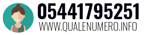 Numero di telefono 05441795251 05441795251