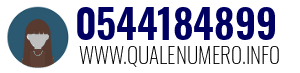Numero di telefono 0544184899 0544184899