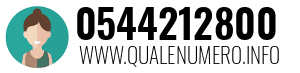Numero di telefono 0544212800 0544212800