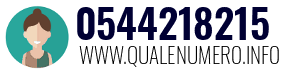 Numero di telefono 0544218215 0544218215