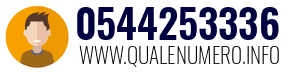 Numero di telefono 0544253336 0544253336