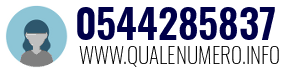 Numero di telefono 0544285837 0544285837