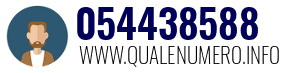 Numero di telefono 054438588 054438588