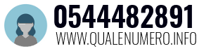 Numero di telefono 0544482891 0544482891