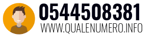 Numero di telefono 0544508381 0544508381