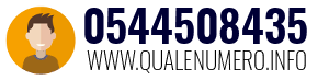 Numero di telefono 0544508435 0544508435