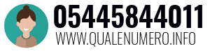 Numero di telefono 05445844011 05445844011