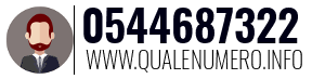 Numero di telefono 0544687322 0544687322