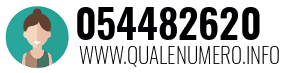 Numero di telefono 054482620 054482620
