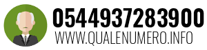 Numero di telefono 0544937283900 0544937283900