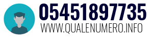 Numero di telefono 05451897735 05451897735