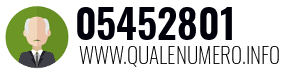 Numero di telefono 05452801 05452801