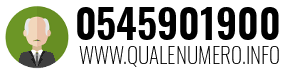 Numero di telefono 0545901900 0545901900