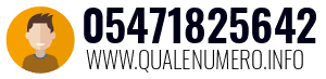 Numero di telefono 05471825642 05471825642