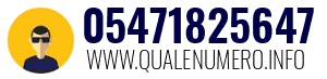 Numero di telefono 05471825647 05471825647