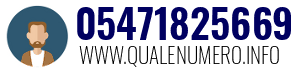 Numero di telefono 05471825669 05471825669