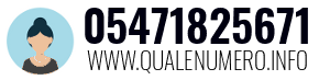 Numero di telefono 05471825671 05471825671