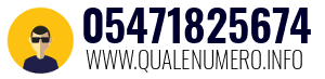 Numero di telefono 05471825674 05471825674