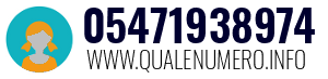 Numero di telefono 05471938974 05471938974