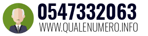 Numero di telefono 0547332063 0547332063