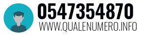Numero di telefono 0547354870 0547354870