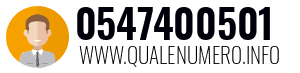 Numero di telefono 0547400501 0547400501