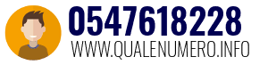 Numero di telefono 0547618228 0547618228