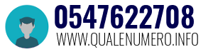 Numero di telefono 0547622708 0547622708