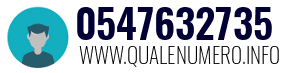 Numero di telefono 0547632735 0547632735