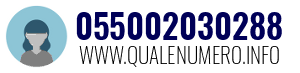 Numero di telefono 055002030288 055002030288
