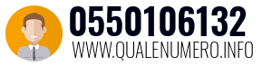 Numero di telefono 0550106132 0550106132