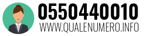 Numero di telefono 0550440010 0550440010