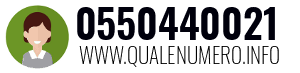Numero di telefono 0550440021 0550440021