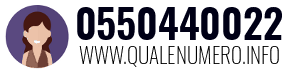 Numero di telefono 0550440022 0550440022