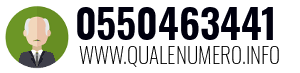 Numero di telefono 0550463441 0550463441