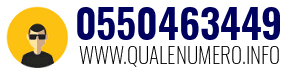 Numero di telefono 0550463449 0550463449