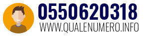 Numero di telefono 0550620318 0550620318