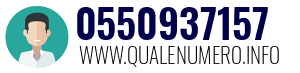 Numero di telefono 0550937157 0550937157