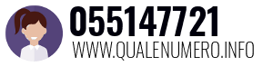 Numero di telefono 055147721 055147721