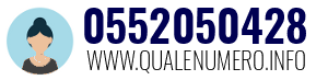 Numero di telefono 0552050428 0552050428