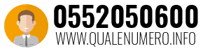 Numero di telefono 0552050600 0552050600
