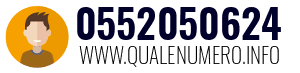 Numero di telefono 0552050624 0552050624