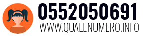 Numero di telefono 0552050691 0552050691