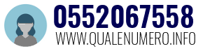 Numero di telefono 0552067558 0552067558
