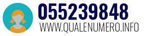 Numero di telefono 055239848 055239848