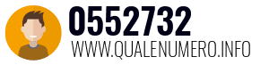 Numero di telefono 0552732 0552732