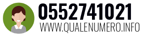 Numero di telefono 0552741021 0552741021